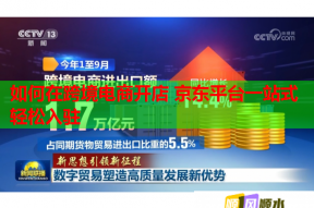 如何在跨境电商开店 京东平台一站式轻松入驻