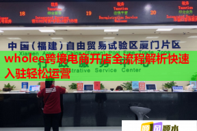 wholee跨境电商开店全流程解析快速入驻轻松运营