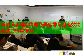 常州沃尔玛跨境电商开店零月租高效物流助力销量提升