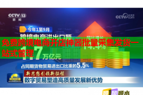 免费跨境电商开店神器批量采集发货一站式管理