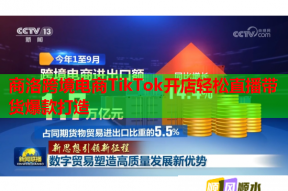 商洛跨境电商TikTok开店轻松直播带货爆款打造