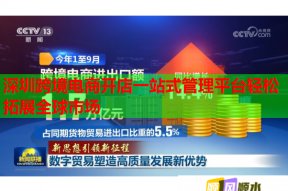 深圳跨境电商开店一站式管理平台轻松拓展全球市场
