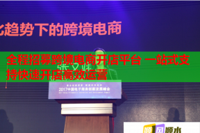 全程招募跨境电商开店平台 一站式支持快速开店高效运营