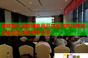 黎城亚马逊跨境电商开店全球市场覆盖快速物流扶持新手卖家