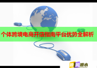 个体跨境电商开店指南平台优势全解析