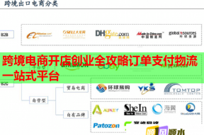 跨境电商开店创业全攻略订单支付物流一站式平台