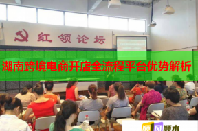 湖南跨境电商开店全流程平台优势解析