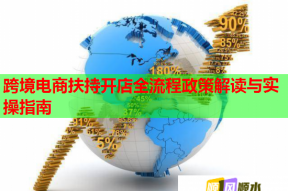 跨境电商扶持开店全流程政策解读与实操指南