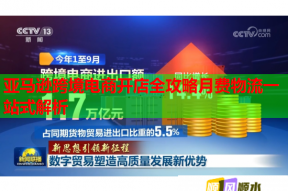 亚马逊跨境电商开店全攻略月费物流一站式解析