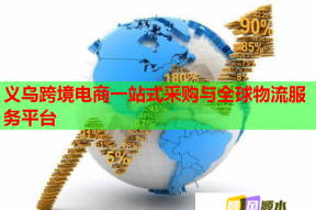 义乌跨境电商一站式采购与全球物流服务平台