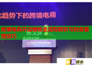 跨境电商开店做账全流程解析与财务管理技巧