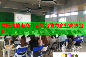 合肥跨境电商开店平台助力企业高效出海